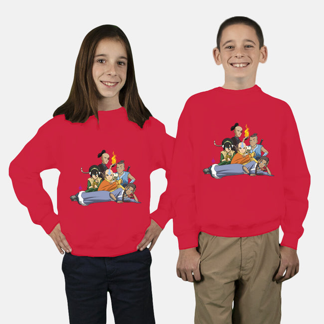 The Bending Club-youth crew neck sweatshirt-dandstrbo