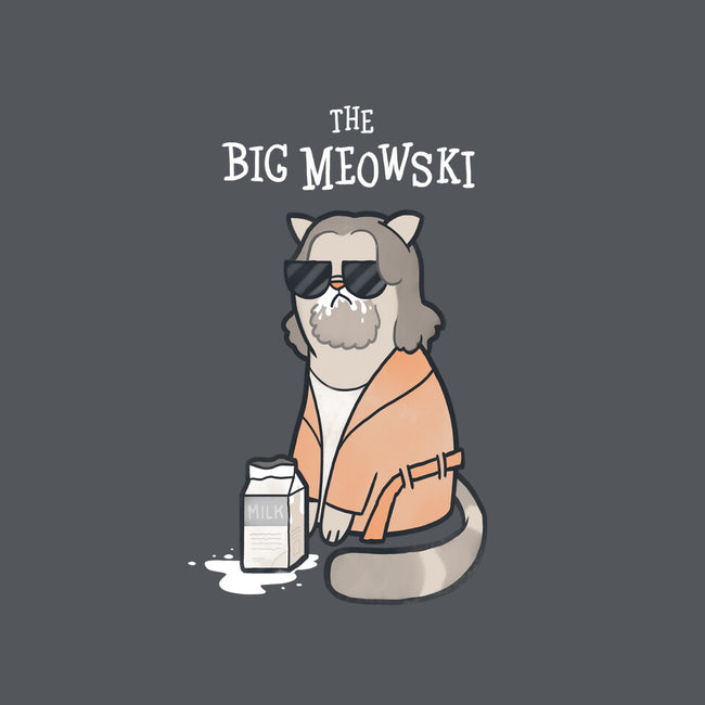 The Big Meowski-none removable cover throw pillow-queenmob