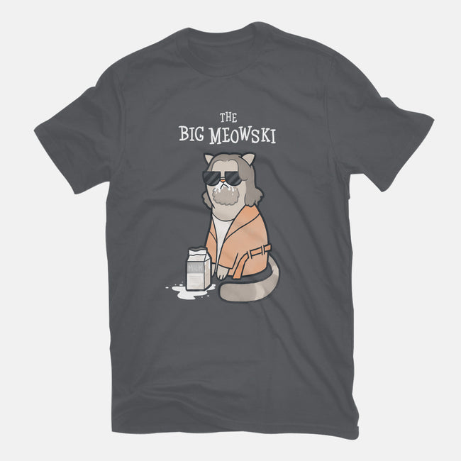 The Big Meowski-mens heavyweight tee-queenmob