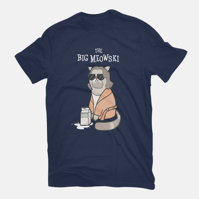 The Big Meowski-unisex basic tee-queenmob