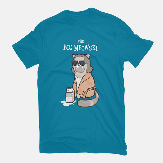 The Big Meowski-mens heavyweight tee-queenmob