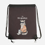 The Big Meowski-none drawstring bag-queenmob