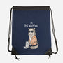 The Big Meowski-none drawstring bag-queenmob