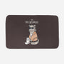 The Big Meowski-none memory foam bath mat-queenmob