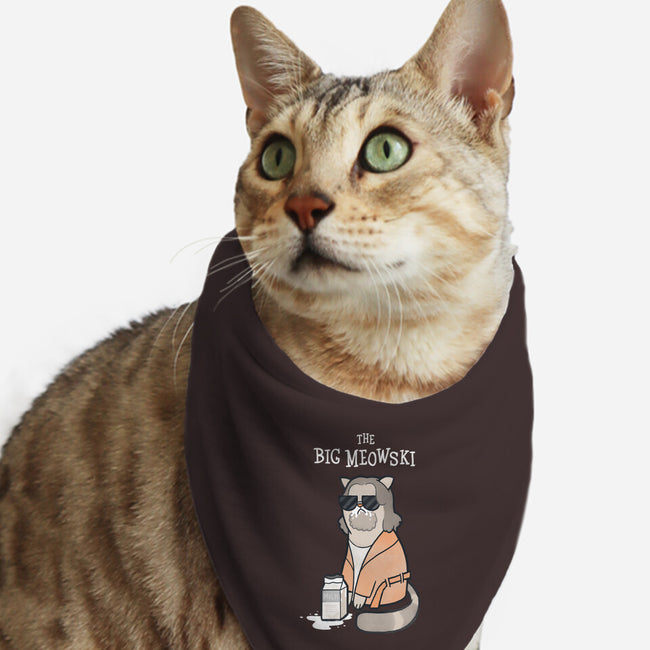 The Big Meowski-cat bandana pet collar-queenmob