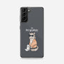 The Big Meowski-samsung snap phone case-queenmob