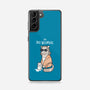 The Big Meowski-samsung snap phone case-queenmob