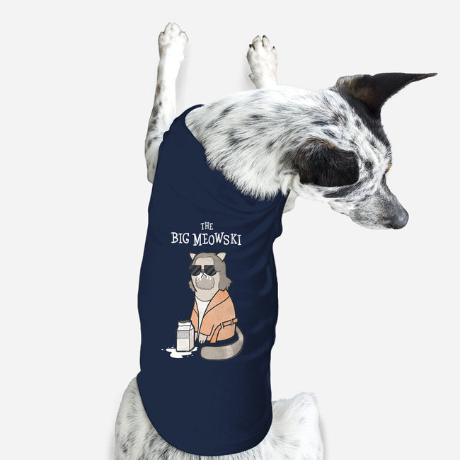 The Big Meowski-dog basic pet tank-queenmob