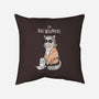 The Big Meowski-none removable cover w insert throw pillow-queenmob