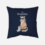 The Big Meowski-none removable cover w insert throw pillow-queenmob