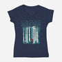 The Birches-womens v-neck tee-littleclyde