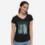 The Birches-womens v-neck tee-littleclyde