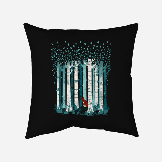 The Birches-none non-removable cover w insert throw pillow-littleclyde