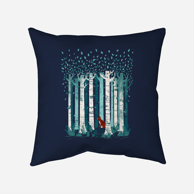 The Birches-none removable cover w insert throw pillow-littleclyde