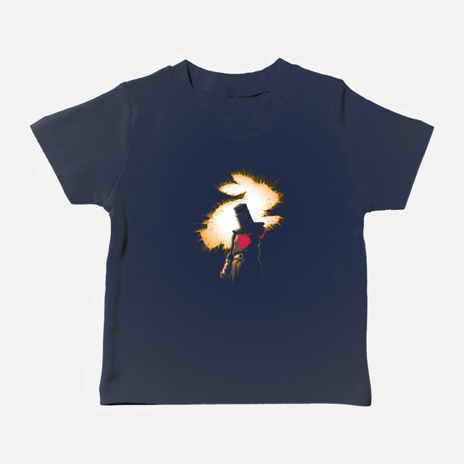 The Black Knight Rises-baby basic tee-Obvian