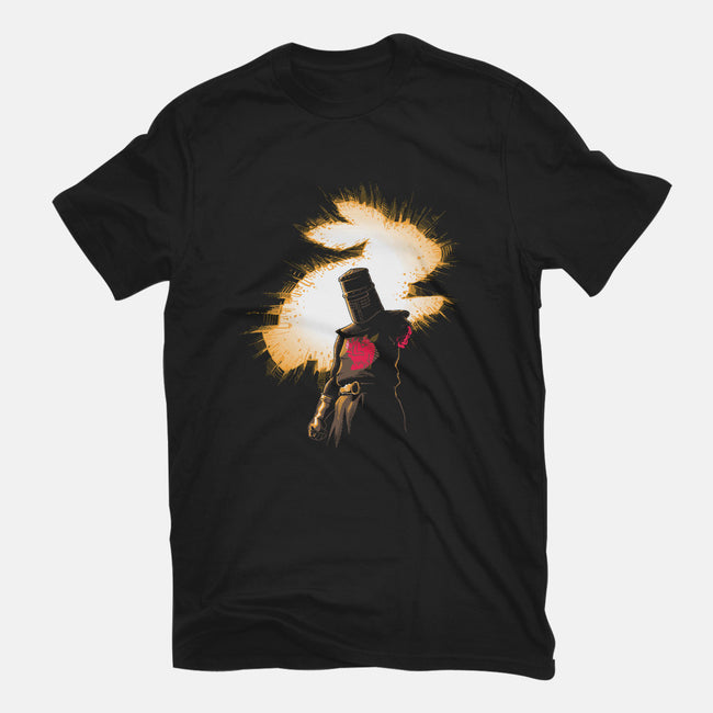 The Black Knight Rises-womens basic tee-Obvian