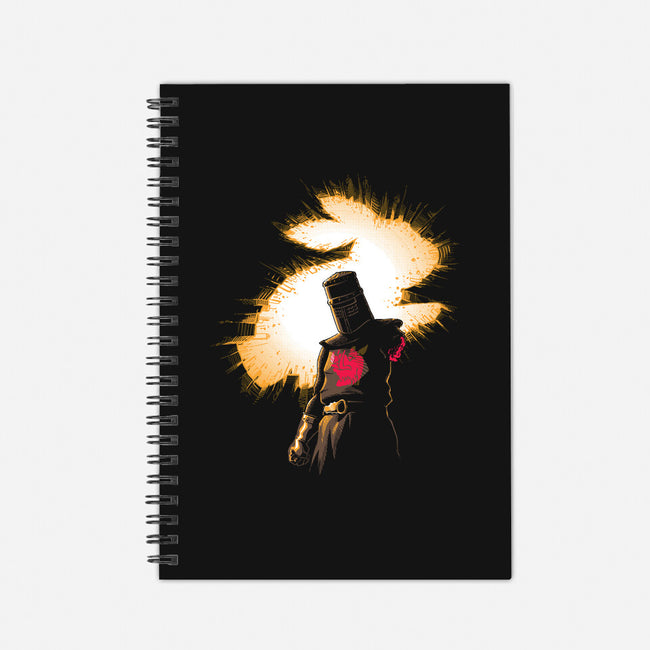 The Black Knight Rises-none dot grid notebook-Obvian