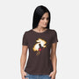 The Black Knight Rises-womens basic tee-Obvian
