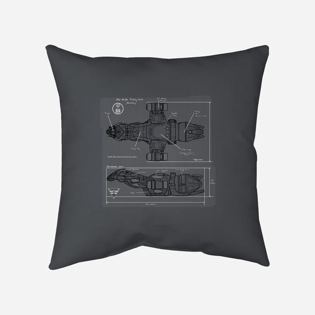 The Blueprint-none non-removable cover w insert throw pillow-AndreusD