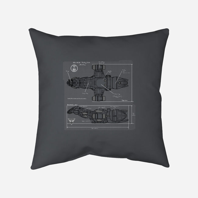 The Blueprint-none removable cover w insert throw pillow-AndreusD