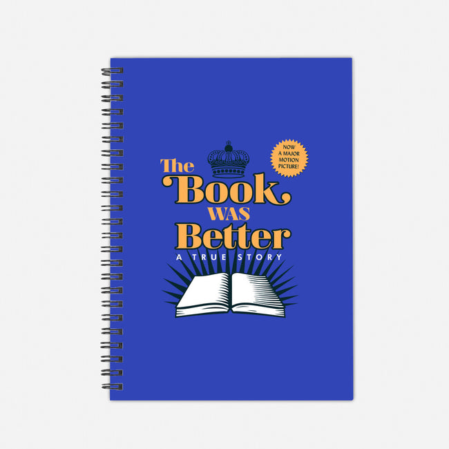 The Book Was Better-none dot grid notebook-ORabbit