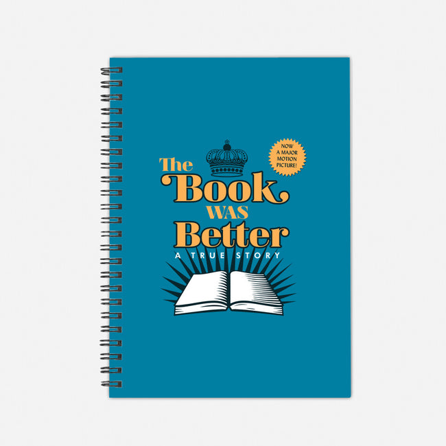 The Book Was Better-none dot grid notebook-ORabbit