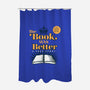 The Book Was Better-none polyester shower curtain-ORabbit