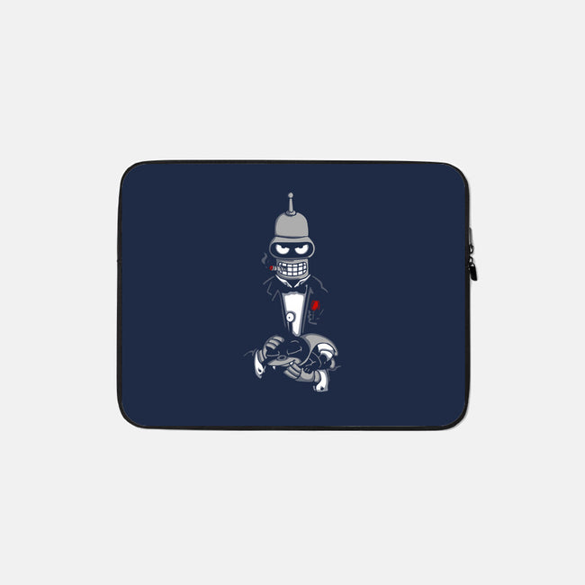 The Botfather-none zippered laptop sleeve-Melonseta