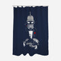 The Botfather-none polyester shower curtain-Melonseta