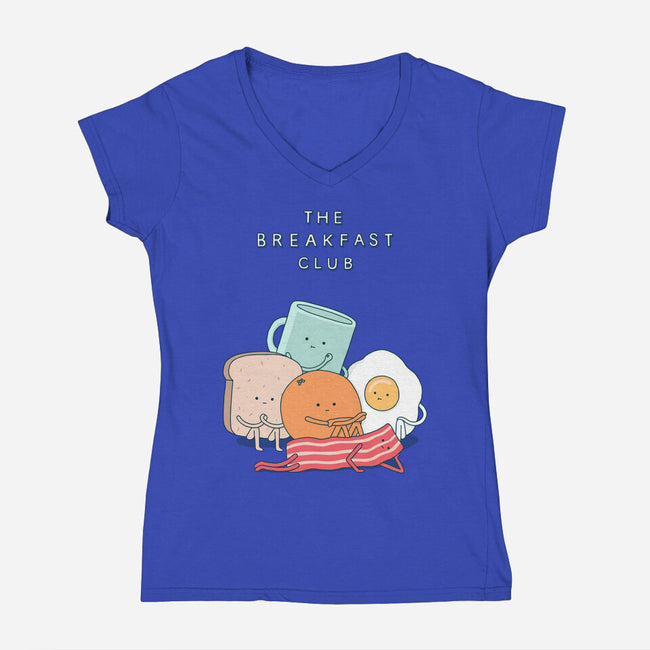 The Breakfast Club-womens v-neck tee-Haasbroek