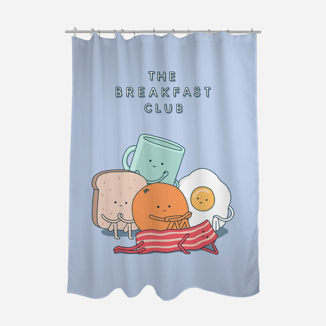 The Breakfast Club-none polyester shower curtain-Haasbroek
