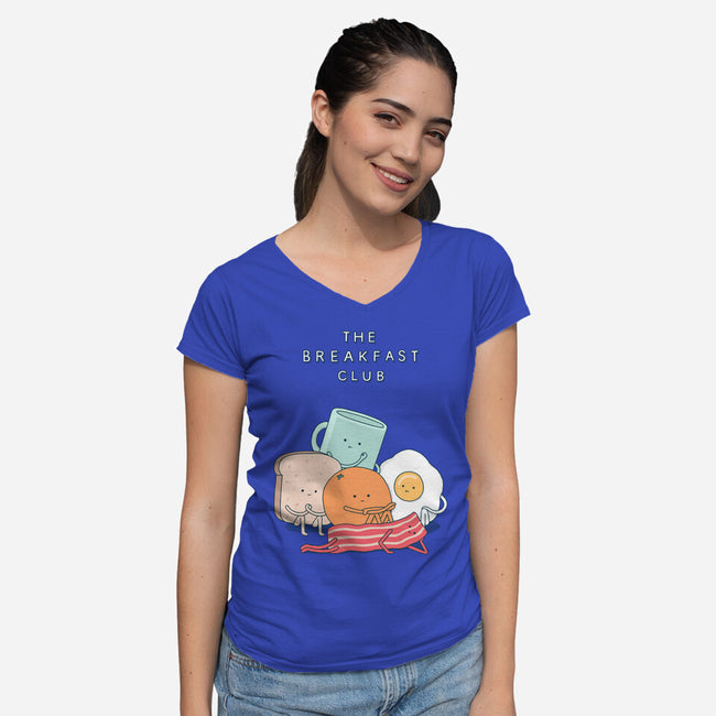 The Breakfast Club-womens v-neck tee-Haasbroek