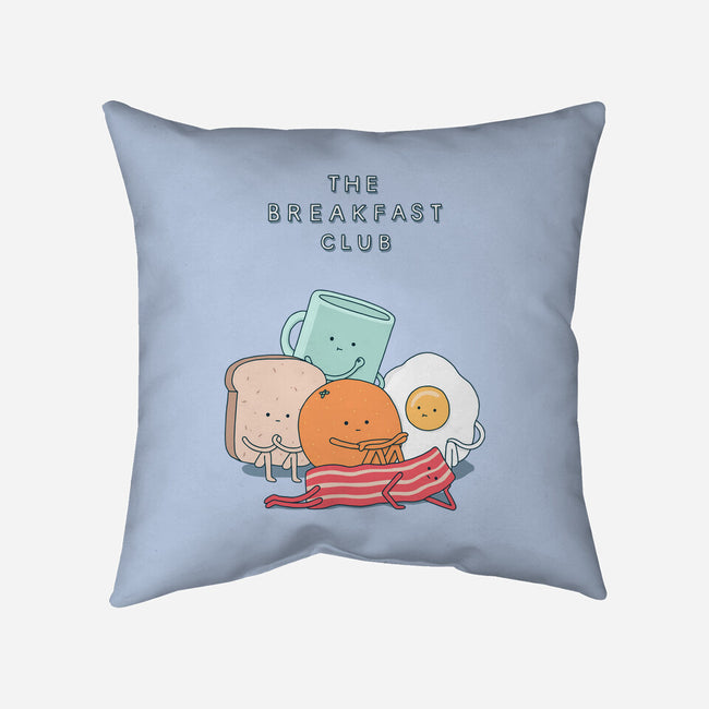 The Breakfast Club-none removable cover w insert throw pillow-Haasbroek