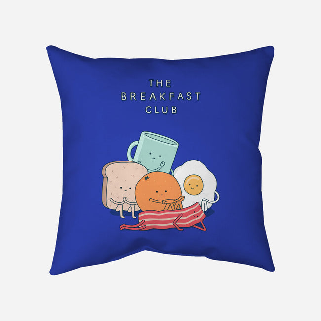 The Breakfast Club-none removable cover w insert throw pillow-Haasbroek