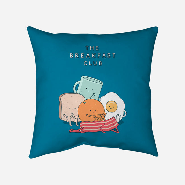 The Breakfast Club-none removable cover w insert throw pillow-Haasbroek