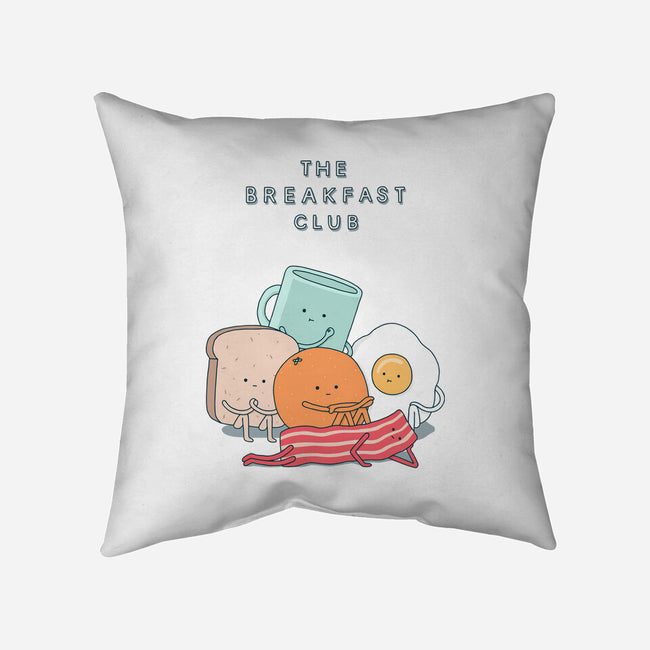 The Breakfast Club-none removable cover w insert throw pillow-Haasbroek