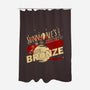 The Bronze-none polyester shower curtain-xMitch