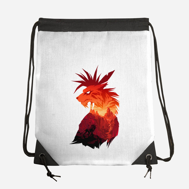 The Canyon's Guardian-none drawstring bag-PencilMonkey
