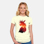 The Canyon's Guardian-womens fitted tee-PencilMonkey
