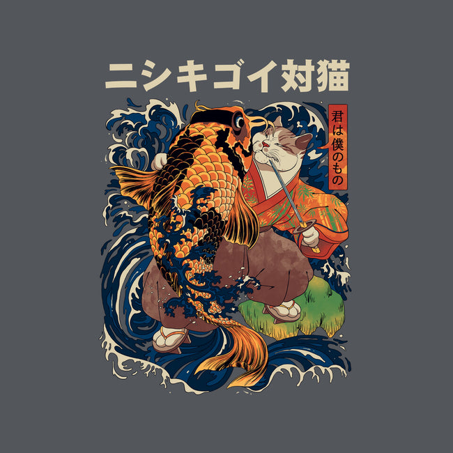 The Cat & The Koi-none zippered laptop sleeve-Ronin84