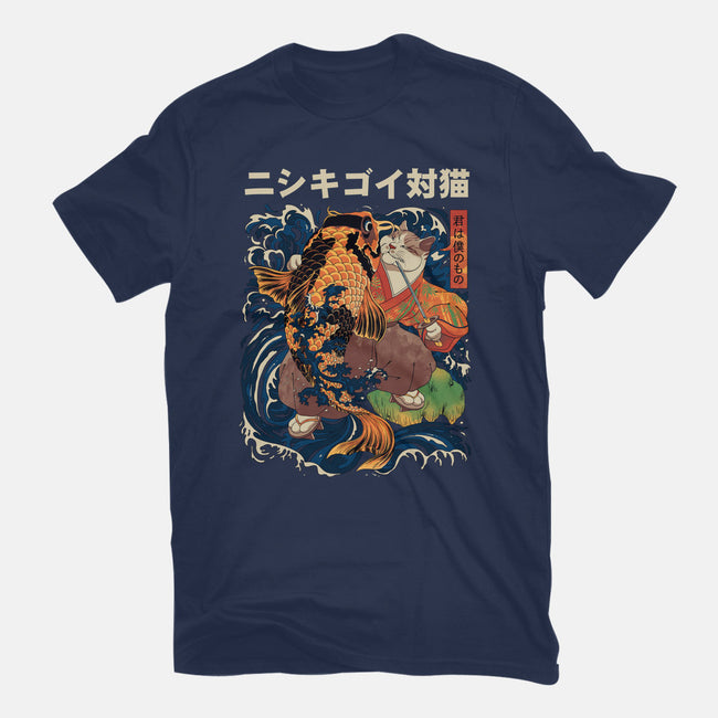 The Cat & The Koi-mens heavyweight tee-Ronin84