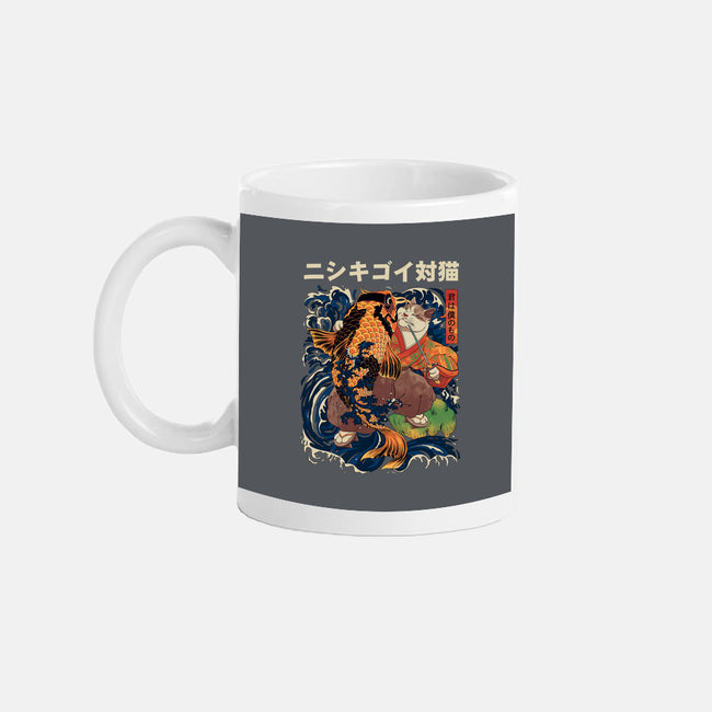 The Cat & The Koi-none glossy mug-Ronin84