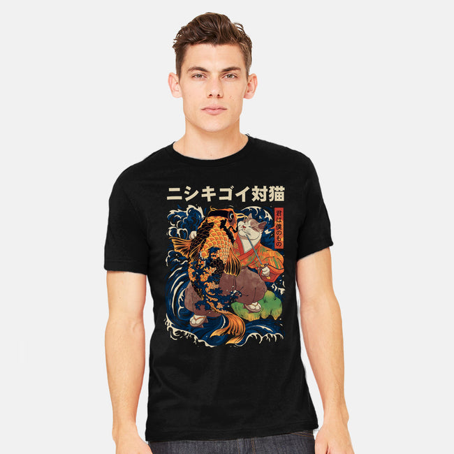 The Cat & The Koi-mens heavyweight tee-Ronin84