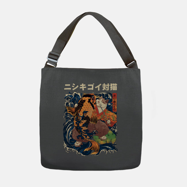 The Cat & The Koi-none adjustable tote-Ronin84