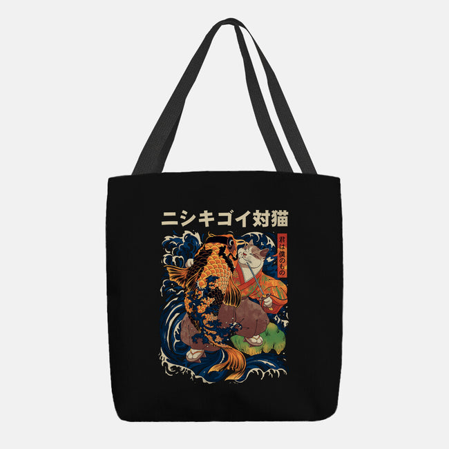 The Cat & The Koi-none basic tote-Ronin84
