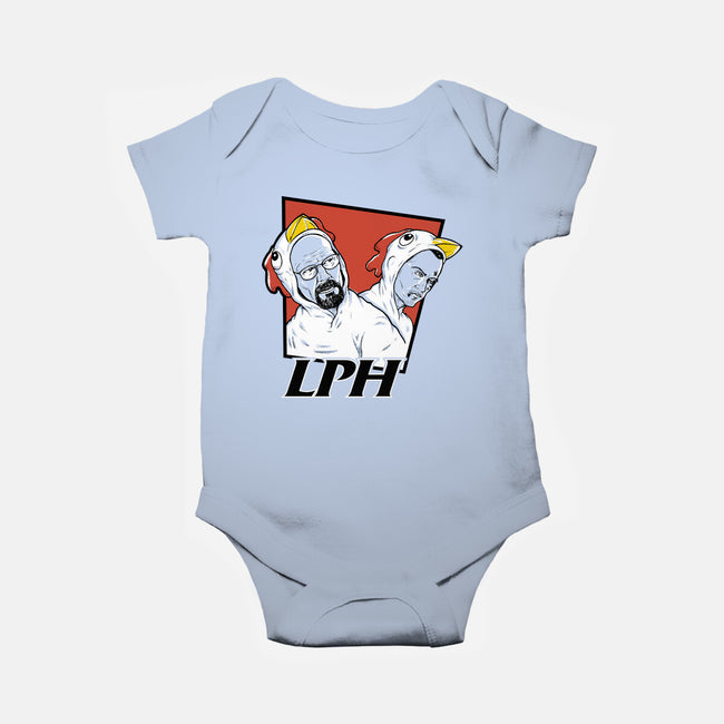 The Chicken Brothers-baby basic onesie-jkilpatrick