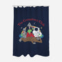 The Conspiracy Club-none polyester shower curtain-Gamma-Ray