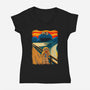 The Cookie Muncher-womens v-neck tee-IdeasConPatatas