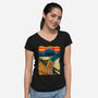 The Cookie Muncher-womens v-neck tee-IdeasConPatatas