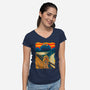 The Cookie Muncher-womens v-neck tee-IdeasConPatatas